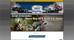 Desktop Screenshot of patsdriveline.com